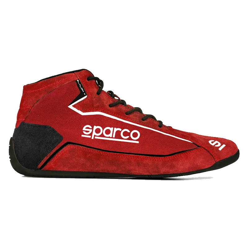 Sparco Slalom  Suede Shoe - Red