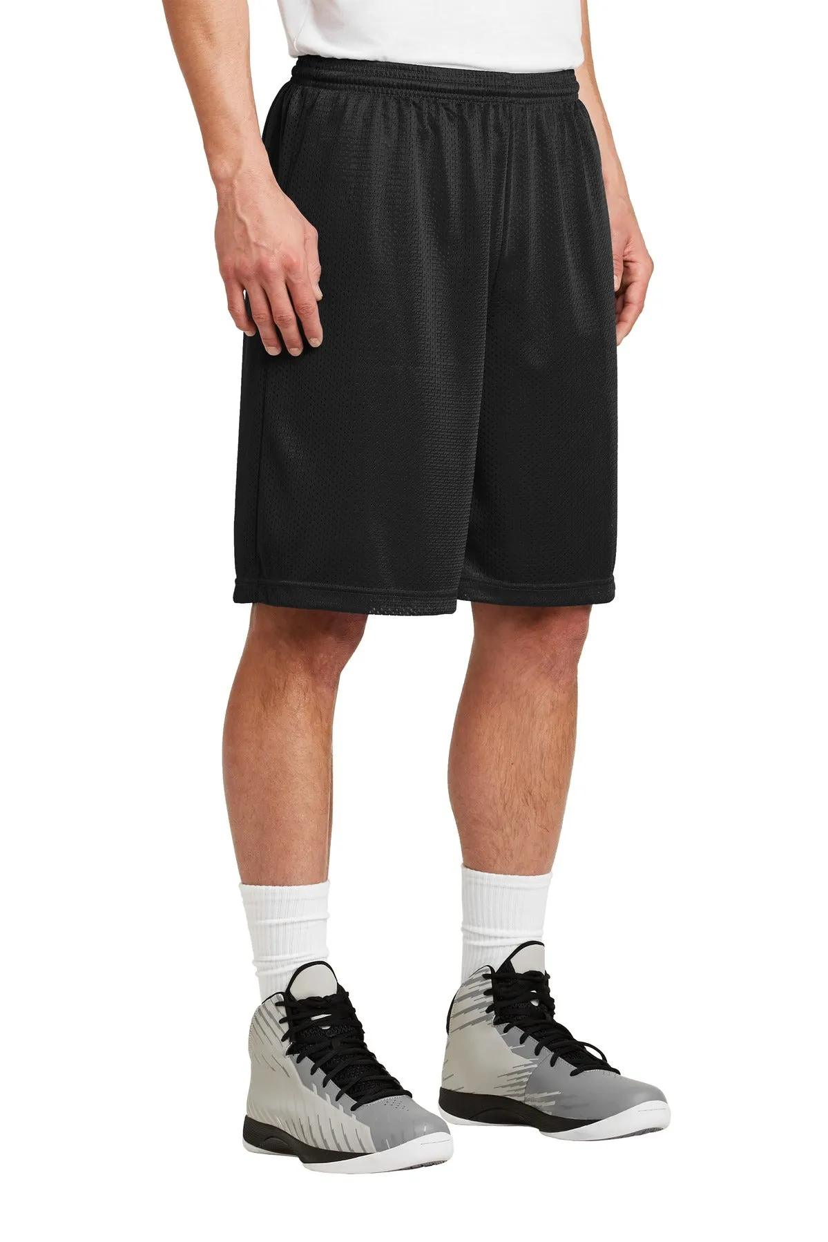 Sport-Tek Long PosiCharge Classic Mesh Short. ST515