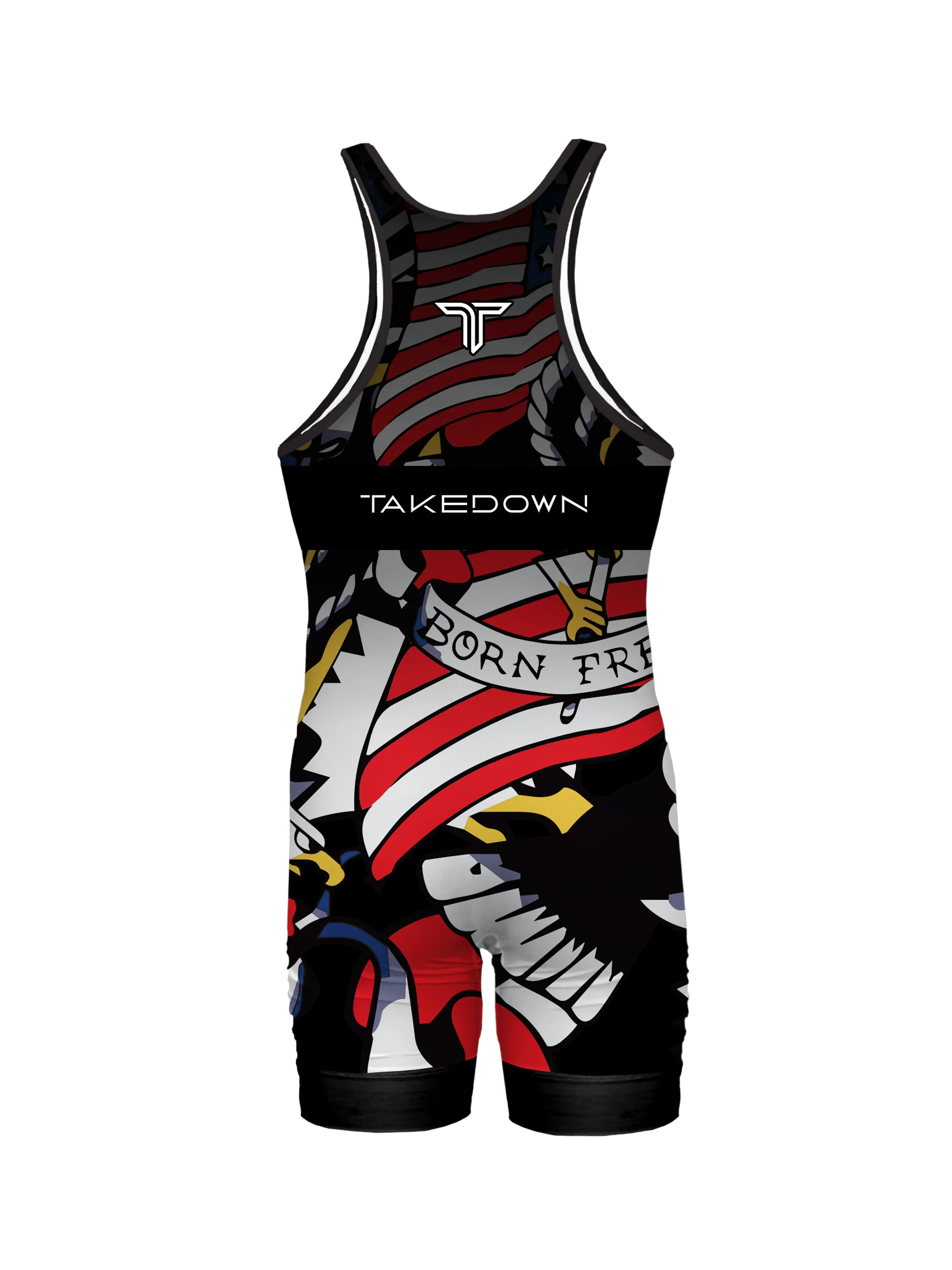 Star Spangled Wrestling Singlet