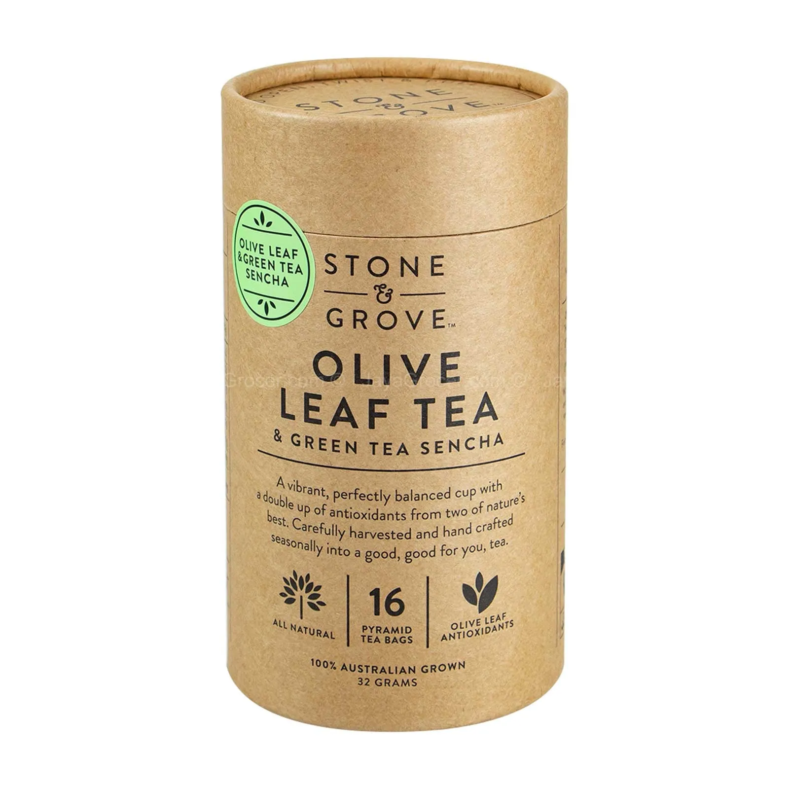 Stone & Grove Olive Leaf Tea & Green Tea Secha 32g