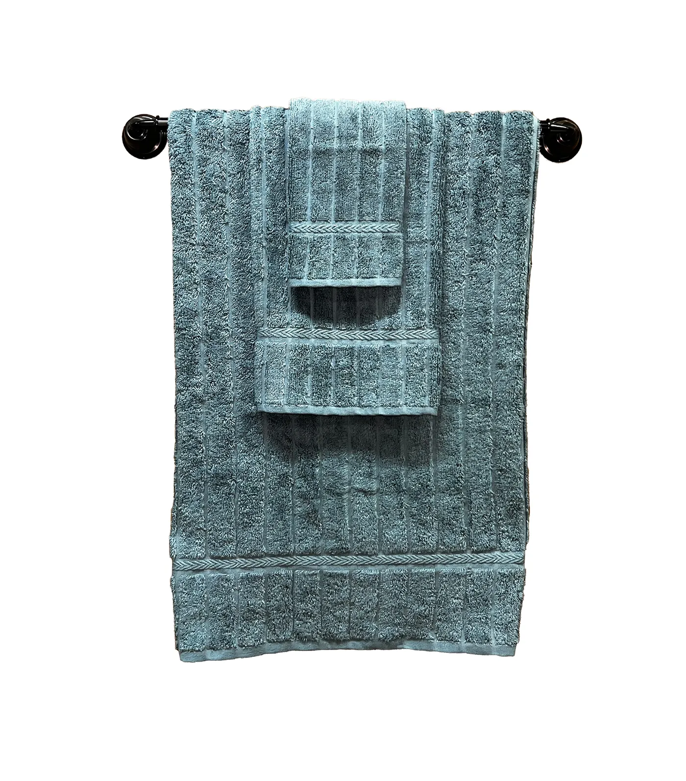 Stripes Towel Collection - Slate Gray