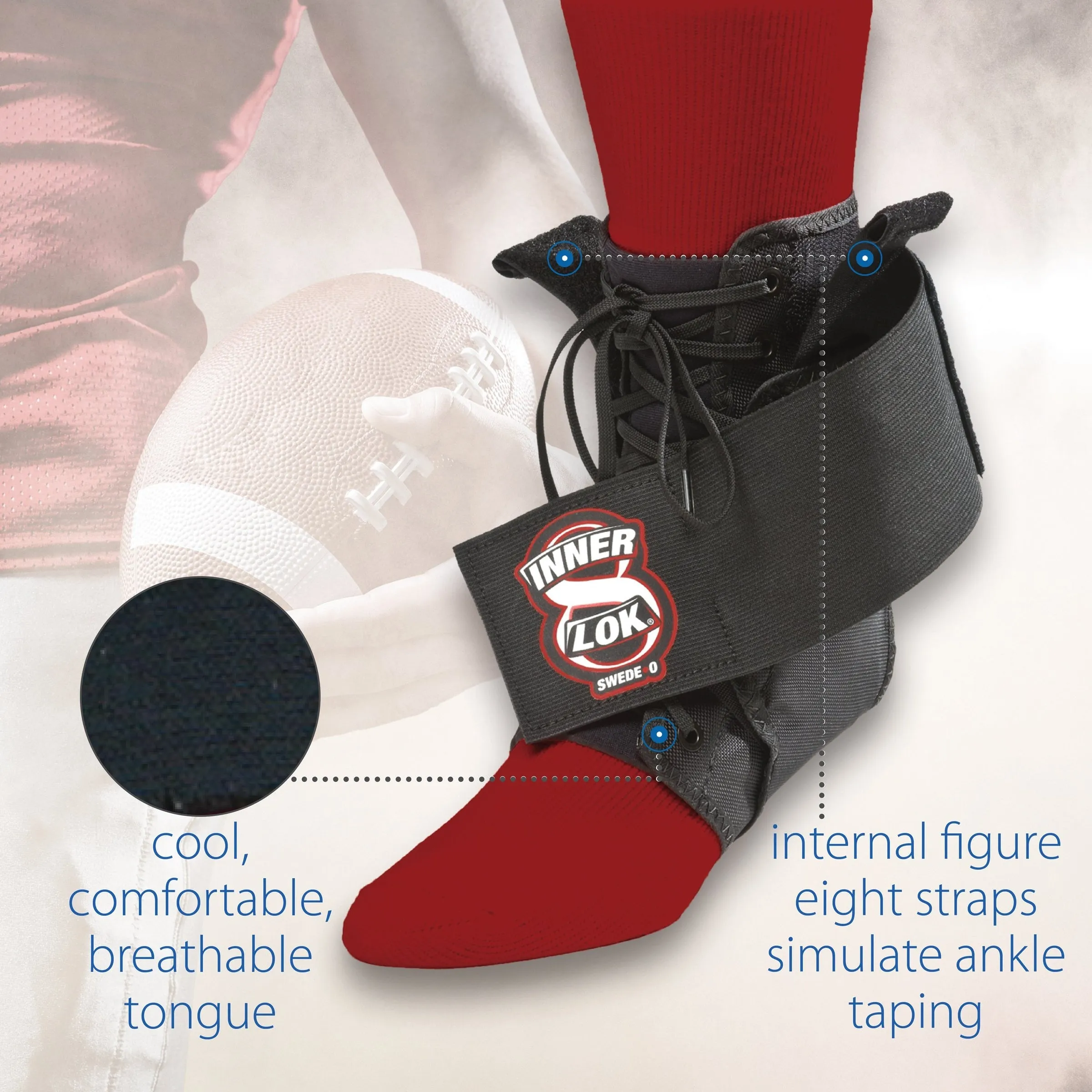 Swede-O® Inner Lok 8® Ankle Brace