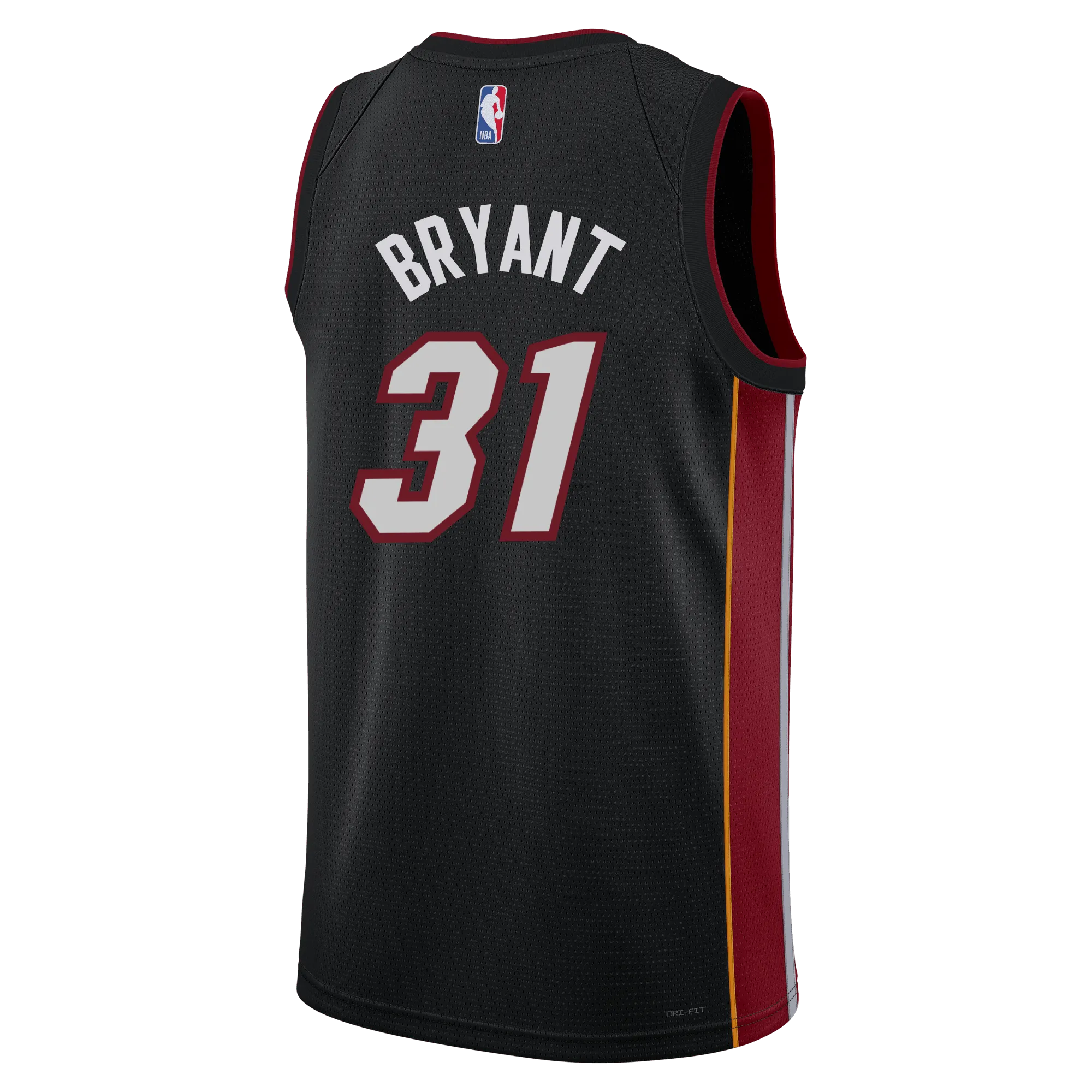 Thomas Bryant Nike Miami HEAT Icon Black Swingman Jersey