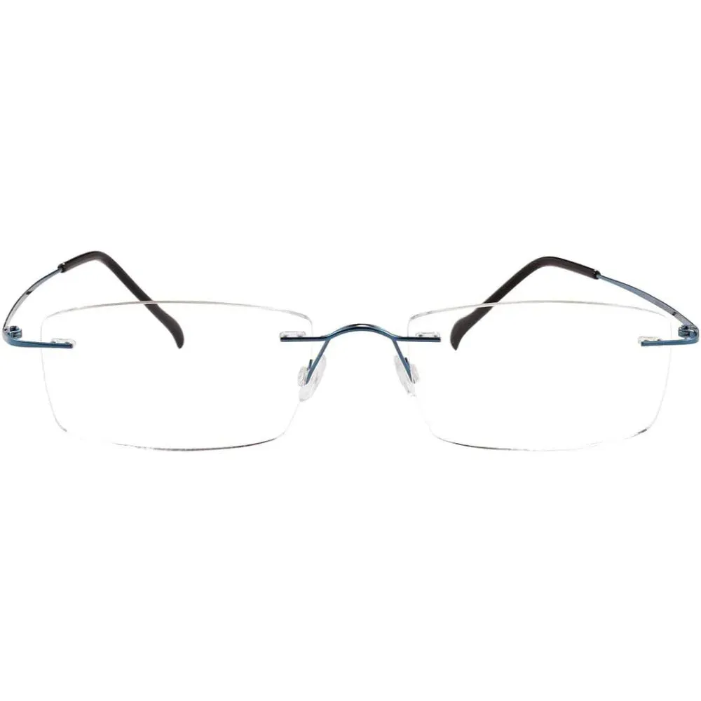 Titanium Rimless Hinged Flexible Eyeglasses A1003