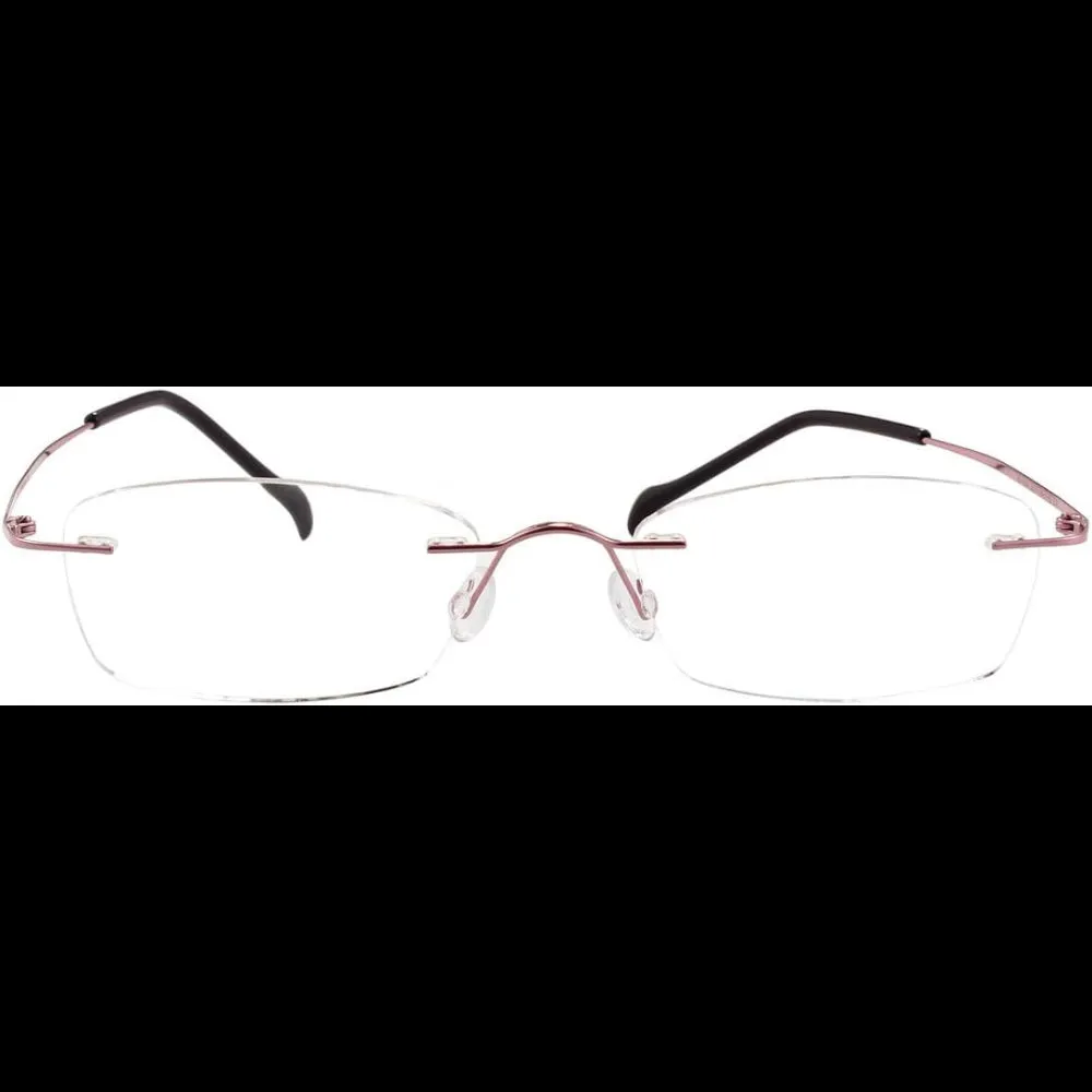 Titanium Rimless Hinged Flexible Eyeglasses A1003