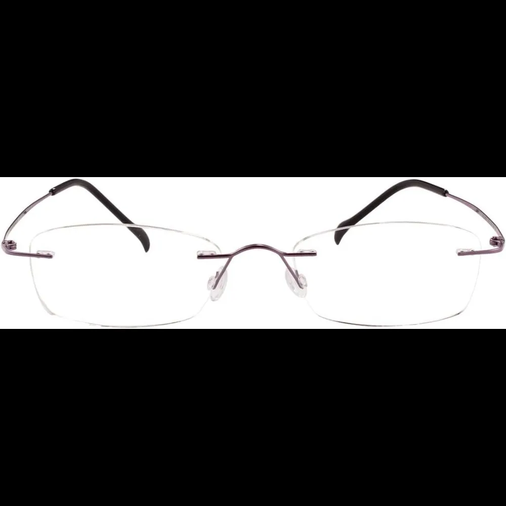 Titanium Rimless Hinged Flexible Eyeglasses A1003