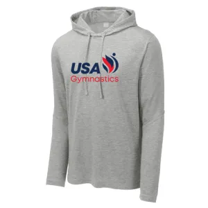 USA Gymnastics Light Gray Logo Hoodie