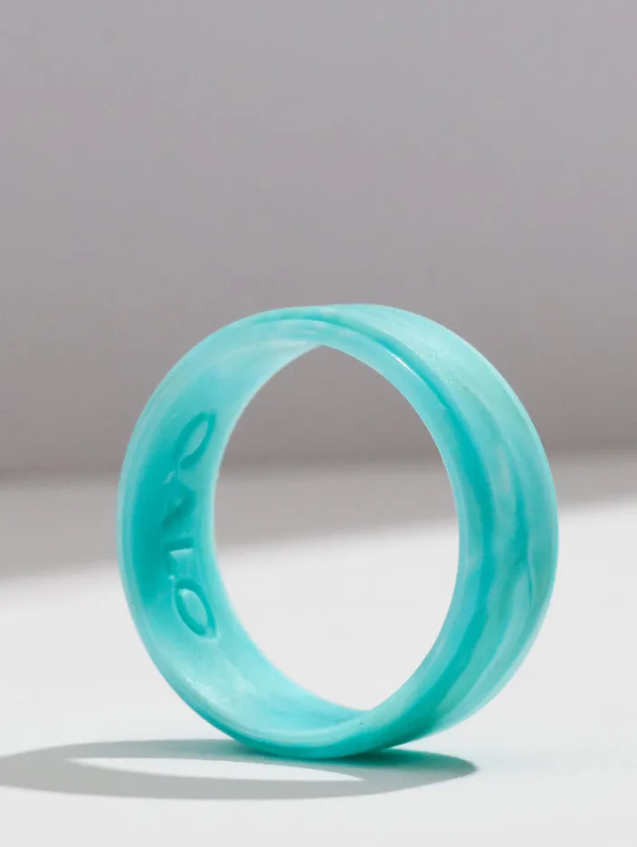 Women’s Natural Stone Modern Silicone Ring