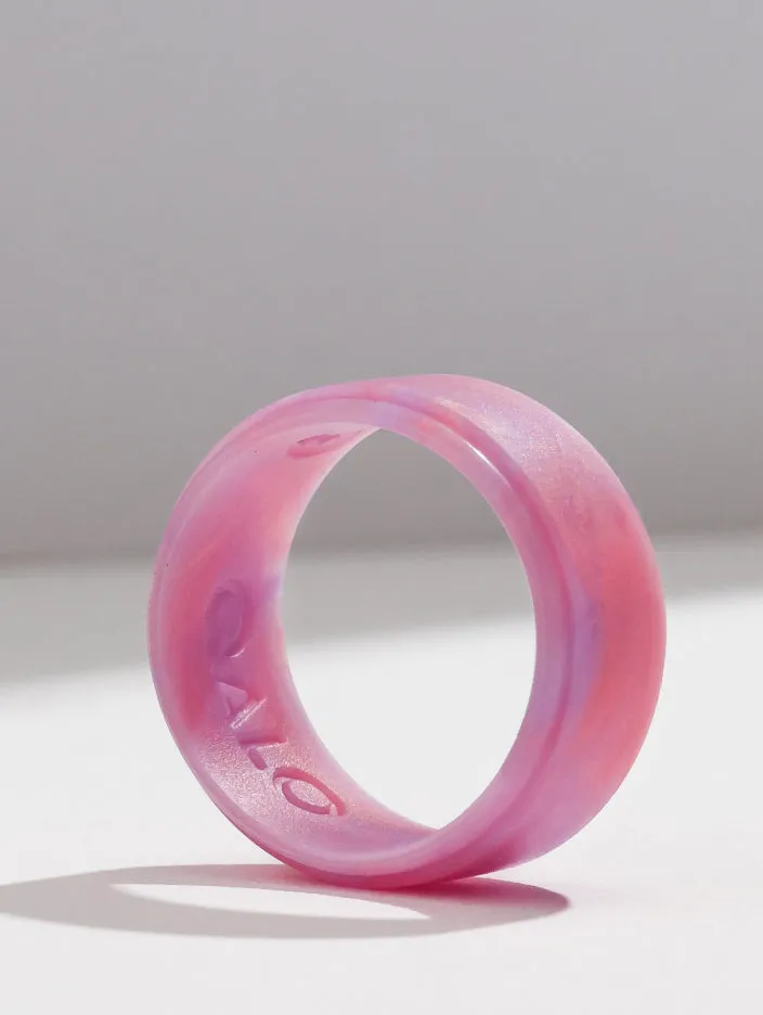 Women’s Natural Stone Modern Silicone Ring