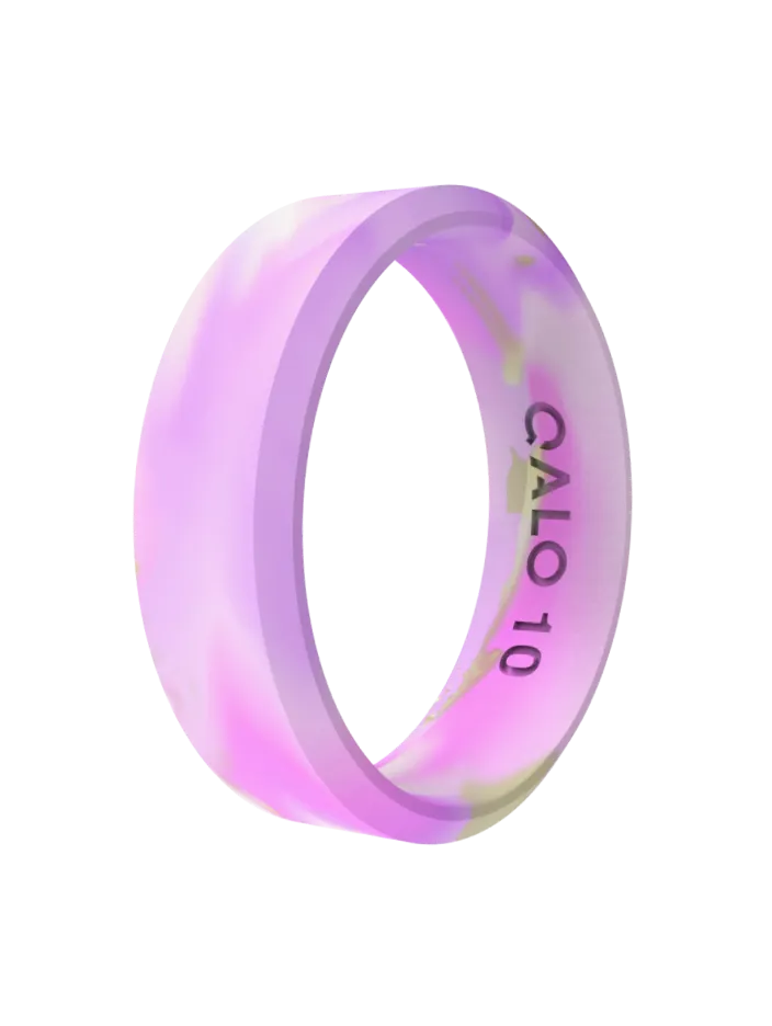 Women’s Natural Stone Modern Silicone Ring