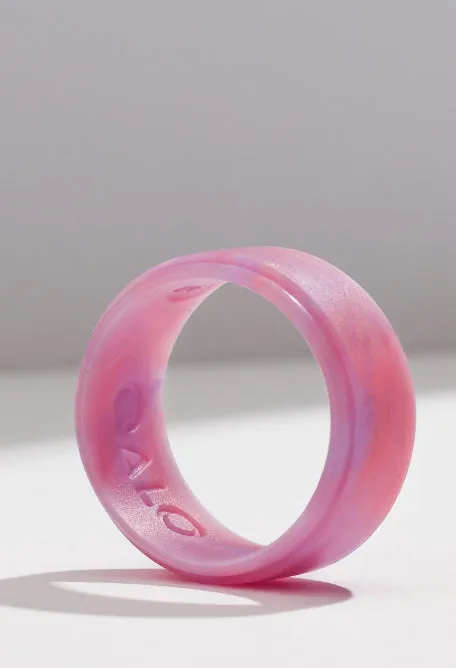 Women’s Natural Stone Modern Silicone Ring