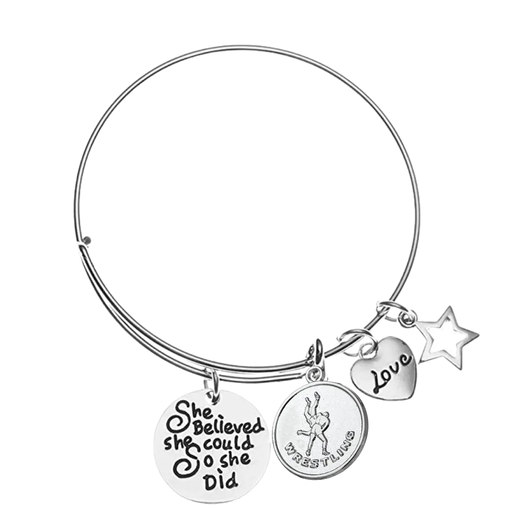 Wrestling Bracelet - She Believed She Could