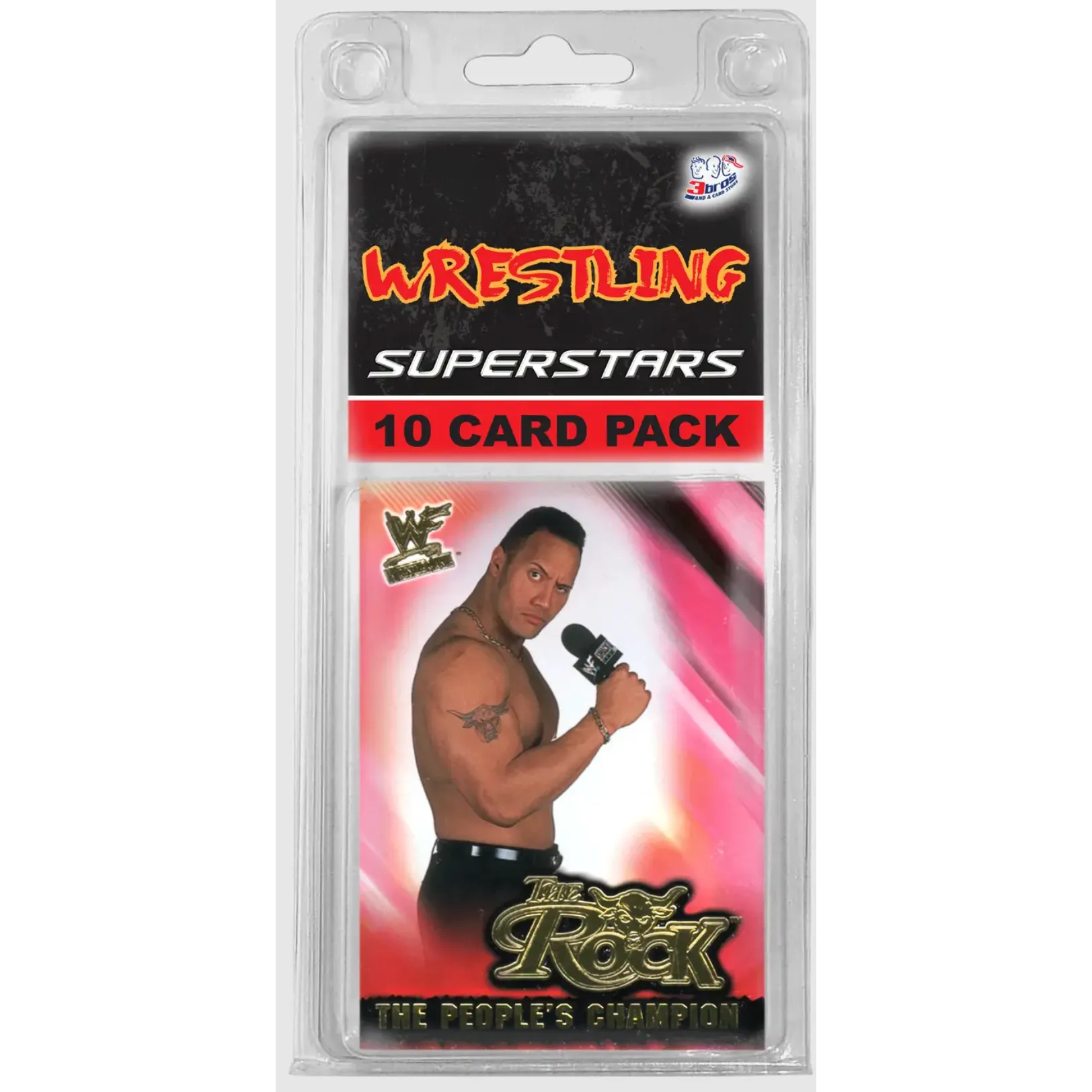 Wrestling Superstars 10 card pack